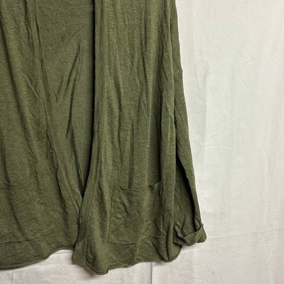 Billabong Women’s Open Front Cardigan Sweater Green Size Small - Picture 3 of 6